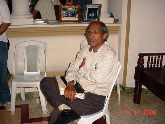 Manuel Chavez, dirigente CGT (i)